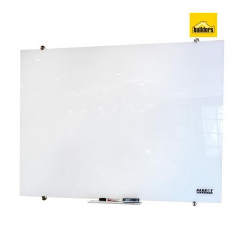 Parrot Products BD1752 Magnetic Glass Whiteboard (1200 x 1200mm)
