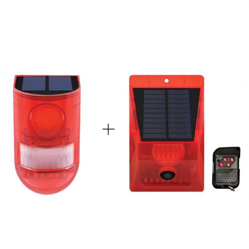 Solar Motion Detector Alarm (3 X Units and 1 X Unit with Remote)