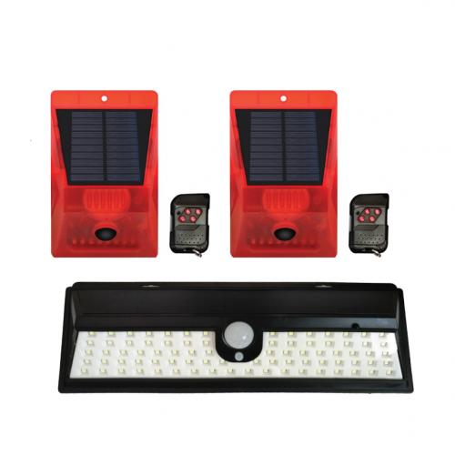 Solar Motion Detector Alarm (Combination Pack)