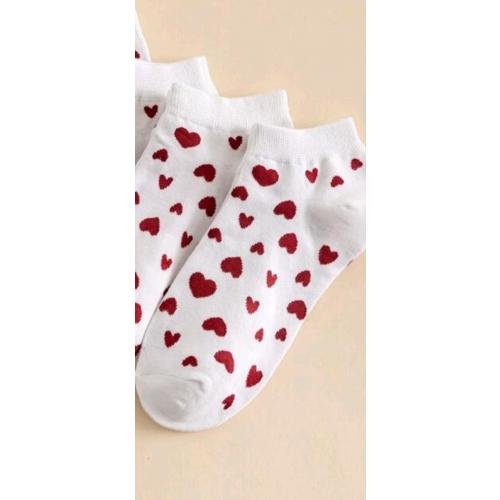 Woman Valentines Socks (one pair)