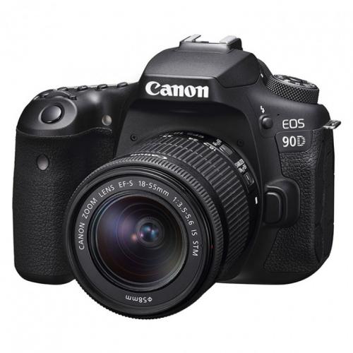 Canon EOS 90D DSLR with 18-55mm f/3.5-5.6 IS STM Lens