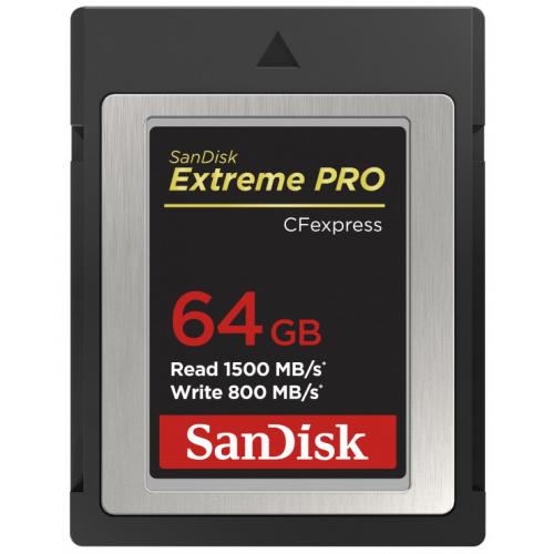 SanDisk 64GB 1500MB/s Extreme PRO CF express Card Type B