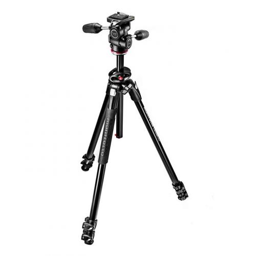 Manfrotto MK290DUA3-3W 290 Dual Aluminium 3-Section Kit with 3-Way Head
