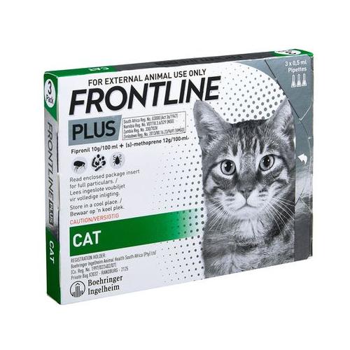 Frontline Plus for Cats, Pack of 3
