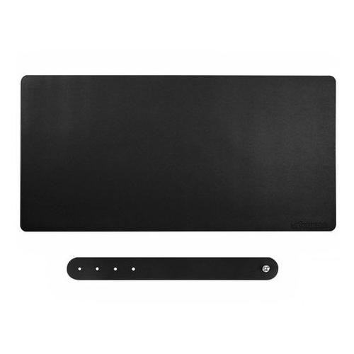 Heartdeco Large PU Leather Desk Mouse Pad Comfortable Writing Mat - Black