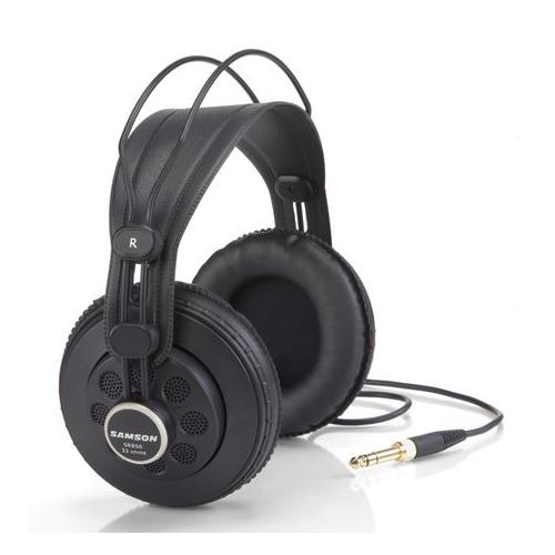 Samson SR850 Professional Studio Reference Headphones (Twin Pack) - Black