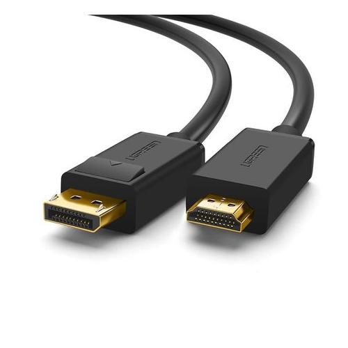 UGreen DisplayPort M to HDMI M 4K@30Hz 3m Cable - Black