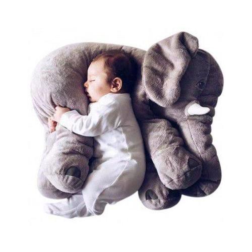 Fom Toys Stuffed Elephant Plush Pillow - Grey