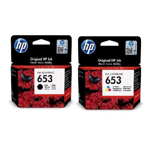 HP 653 Black & Tri Colour Ink Cartridge Multi Pack