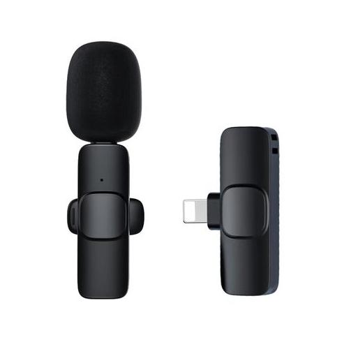 Wireless Lavalier Microphone - Compatible with iPhone/iPad