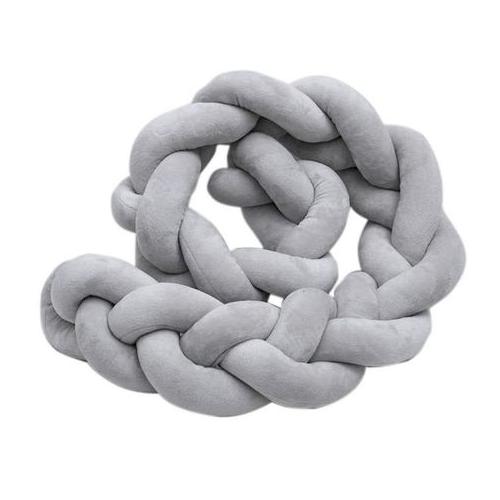 Nuovo - Knot Cot Bumper - 2m-Grey