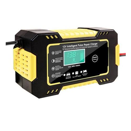 Battery Charger 12V 6A Intelligent Repair Charger 2Ah - 100Ah