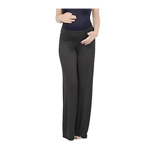Absolute Maternity Foldband Pants - Black