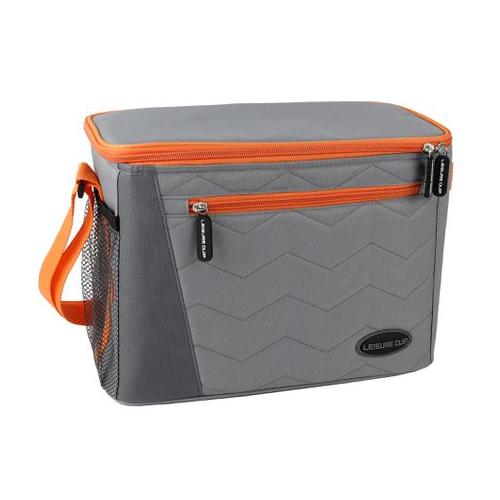 Leisure-Quip 14 Can Quilted Cooler Bag - Orange