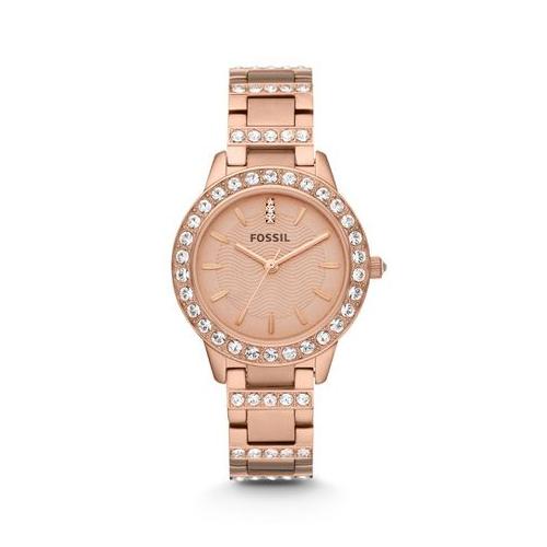 Fossil Jesse Rose Gold Stainless Steel Watch - ES3020