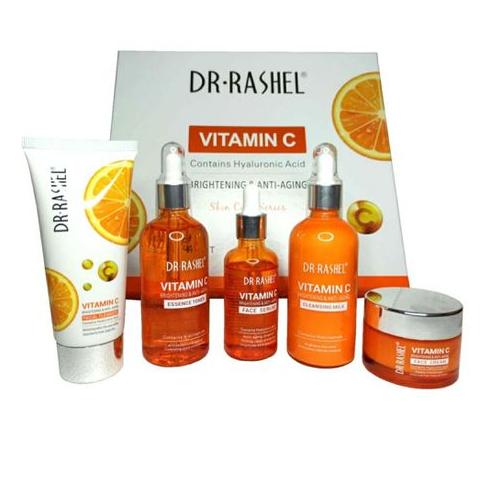 Dr. Rashel Vitamin C Cleanser, Cleansing Milk, Toner, Face Serum and Cream