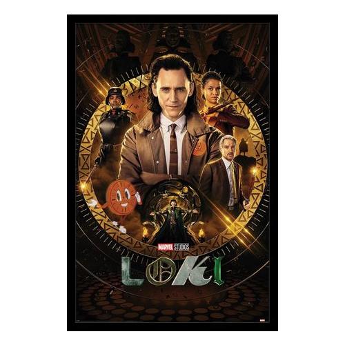 Loki (Glorious Purpose) Poster with Black Frame