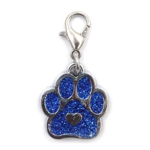 Yowie Cat Tag, Blue Enamel Bling with Lobster Clasp, Pet Tag.
