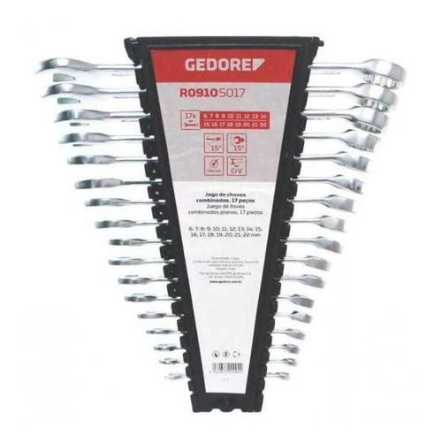 Gedore Red - Spanner / Wrench Set (17 Piece Kit) - High Quality