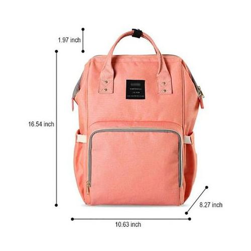 Mummy Bag Multi-Function Waterproof Travel Backpack - Pink