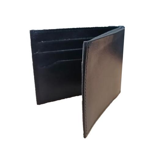 Men's Black Genuine Leather Wallet In Presentation Box
