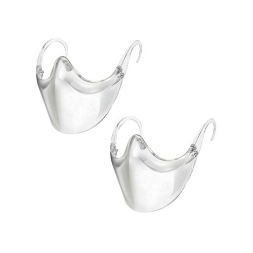 Protective Transparent Face Shield- Reusable Washable-Clarity Mask- 2 Pack