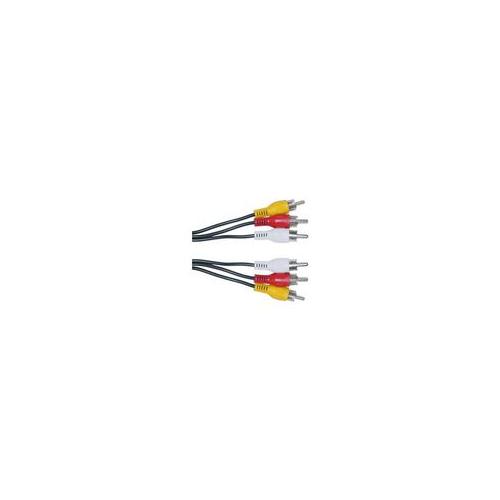 MicroWorld 3RCA Male to 3RCA Male -1.5m