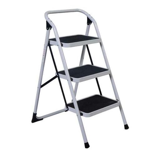 Ladder - Portable 3 Step Folding Ladder - Folding, Non Slip and Stable