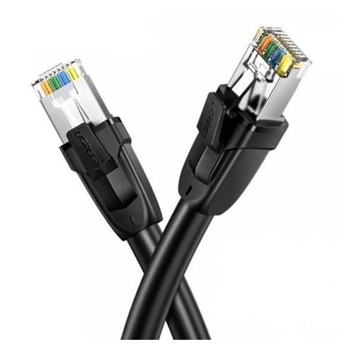 UGreen CAT8 40Gbps Ethernet 2m Round Lan Cable-Black