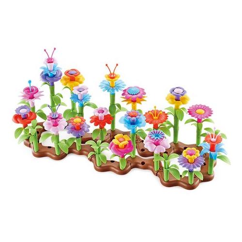 Flower Garden Building Toys 104 Pieces Girls Kids Toddlers