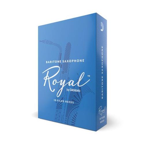 D'Addario RLB1030 Rico Royal Baritone Sax 3 Reeds – Box of 10