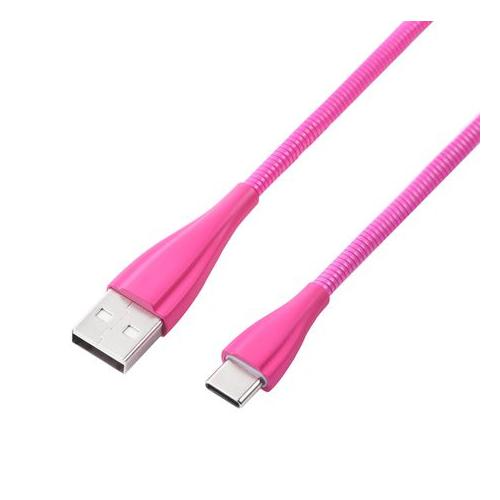 Type-C Cable : Fashion Series- Lumo Pink