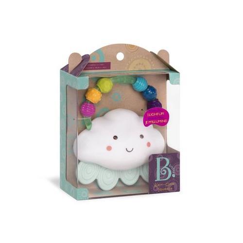 B. Toys Rain-Glow Squeeze Light-Up Baby Rattle