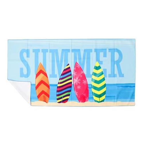 CampsBerg - Quick Dry Microfibre Beach Towel - Summer Surf