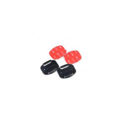 Rayne Flat Mount x 2 For Action Cameras - Black (RYN-16)