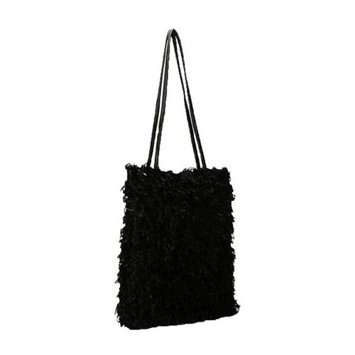UB Creative Feather Handbag - Black