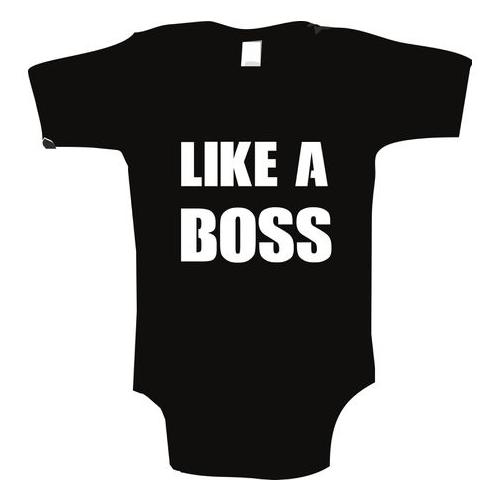 Noveltees Unisex Baby Grow Like a boss