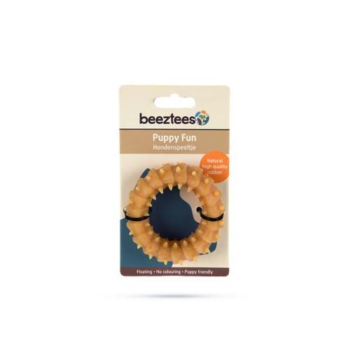 Beeztees Natural Rubber Puppy Dog Toy - Ring