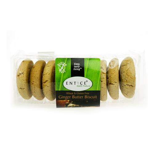 Entice Ginger Biscuits - Gluten-Free Butter Biscuit 200g