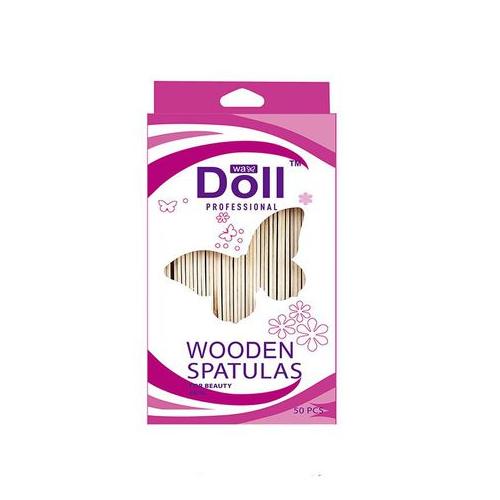 Doll Wooden Waxing Spatula Wax Spatulas for Hair Removal 50 piece - 2