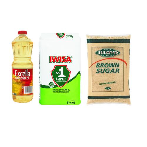 Sugar, Oil & Maize Meal Combo