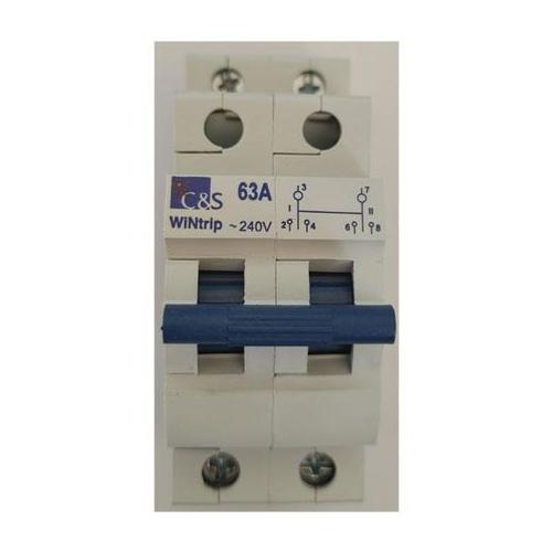 2P 63A Din Changeover Switch