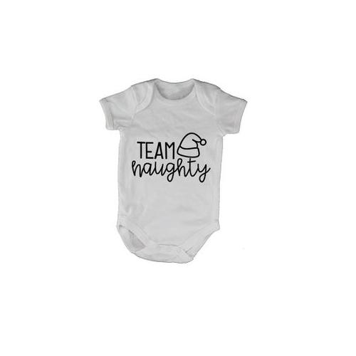 Team Naughty - Christmas - Short Sleeve - Baby Grow