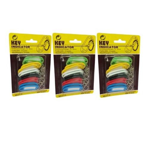 SourceDirect - Key Tags / Key Rings - Pack of 3 (36 Piece in Total)
