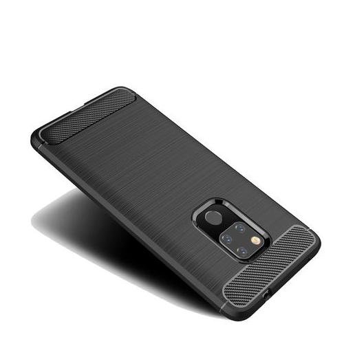 Tuff-Luv Carbon Fibre Style Shockproof Case for Huawei Mate 20 -Black