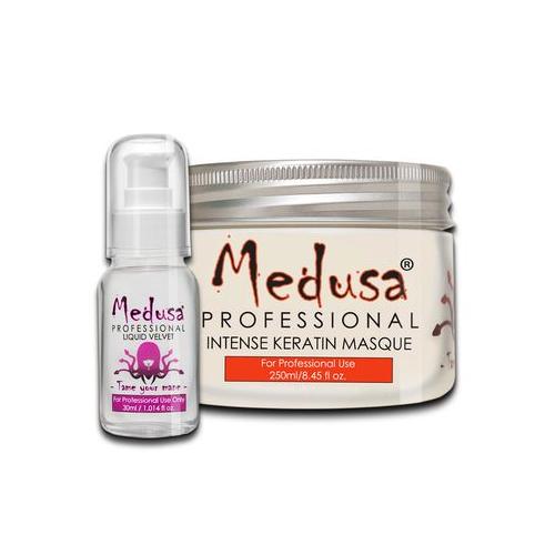 Medusa Professional Brazilian Blowdry Intense Keratin Masque 250ml & Liquid Velvet Serum 30ml Set