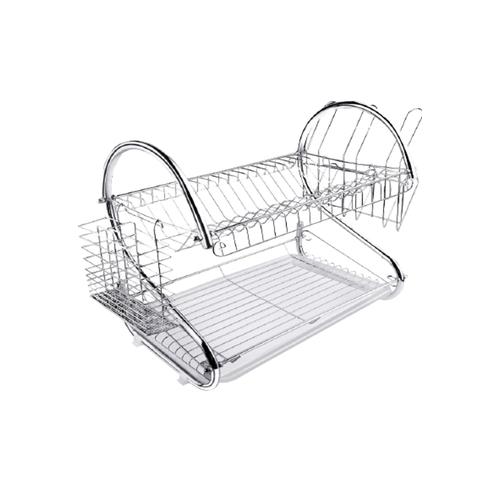 Rust Proof Stainless Steel Kitchen Dish Rack With cultery Holder Drip Tray