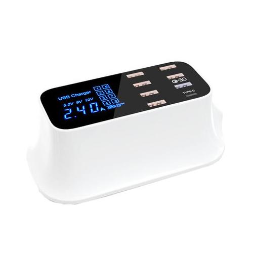 Home Travel Multi-Port USB Charging Station Quick Charger