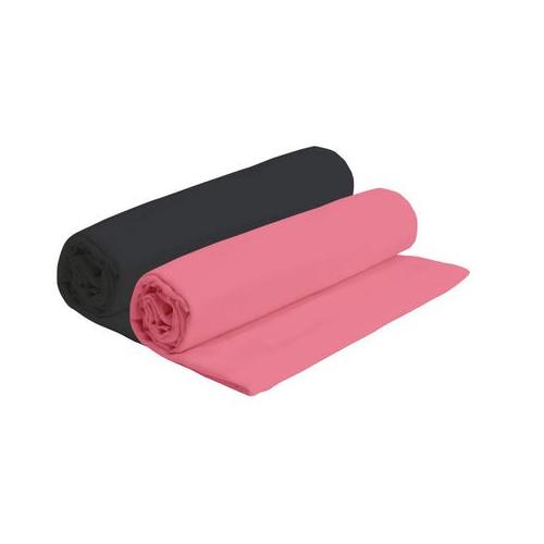 PepperSt  Baby Collection – Baby Receiving Blanket – Black & Dark Pink