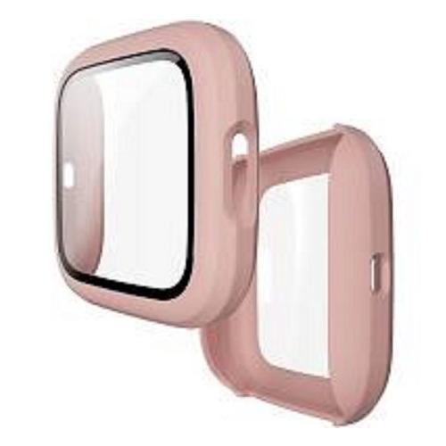 Protective Case with Tempered Glass for Apple iWatch 40mm - Pink